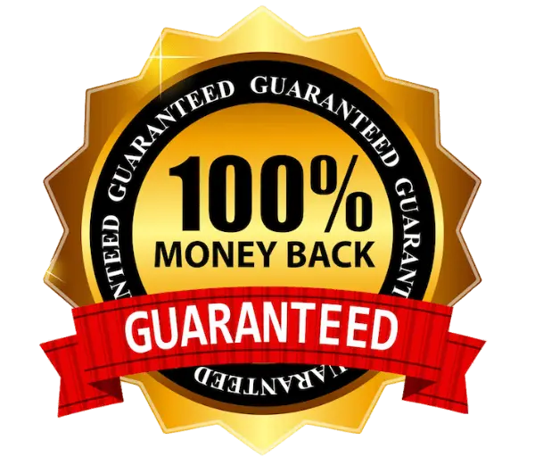60-Day 100% Money-Back Guarantee Badge